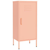 Pink Storage Cabinet 16.7x13.8x40 Steel
